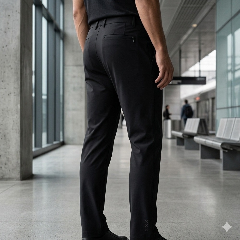 Rhone Commuter Pants Classic Fit Black Style 100020 Men's Size 35 x 33 NWOT